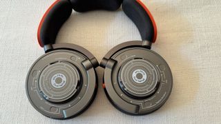 Dyson OnTrac headphones in Ceramic Cinnabar colour