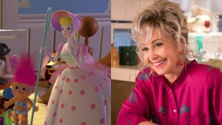 Bo Peep in Toy Story; Annie Potts on Young Sheldon