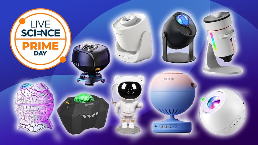 Composite image of star projectors that are on offer