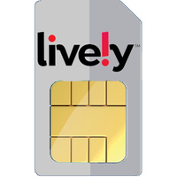 Lively| Verizon network | 1 month contract | 0Mb - unlimited data | $19.99 to $49.99 per month