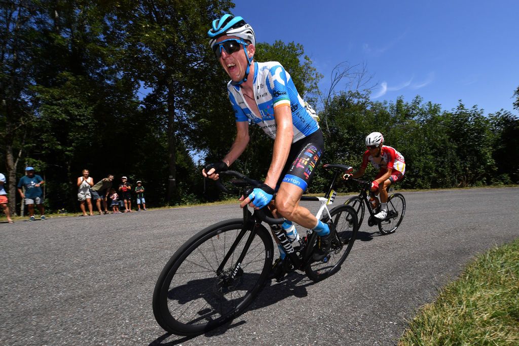 GRAND COLOMBIER FRANCE AUGUST 09 Daniel Martin of Ireland and Team Israel StartUp Nation during the 32nd Tour de LAin 2020 Stage 3 a 145km stage from Saint Vulbas to Grand Colombier 1501m tourdelain TOURDELAIN TDA on August 09 2020 in Grand Colombier France Photo by Justin SetterfieldGetty Images