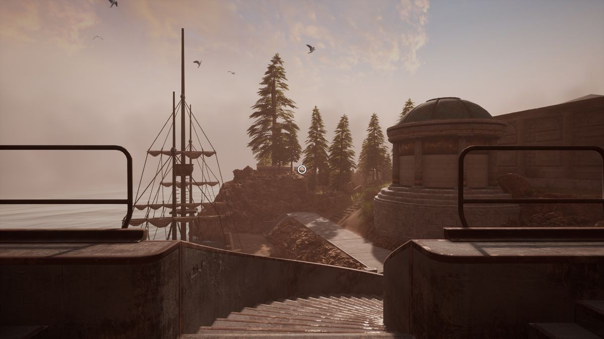 Myst 2021 DLSS and FSR image quality comparisons