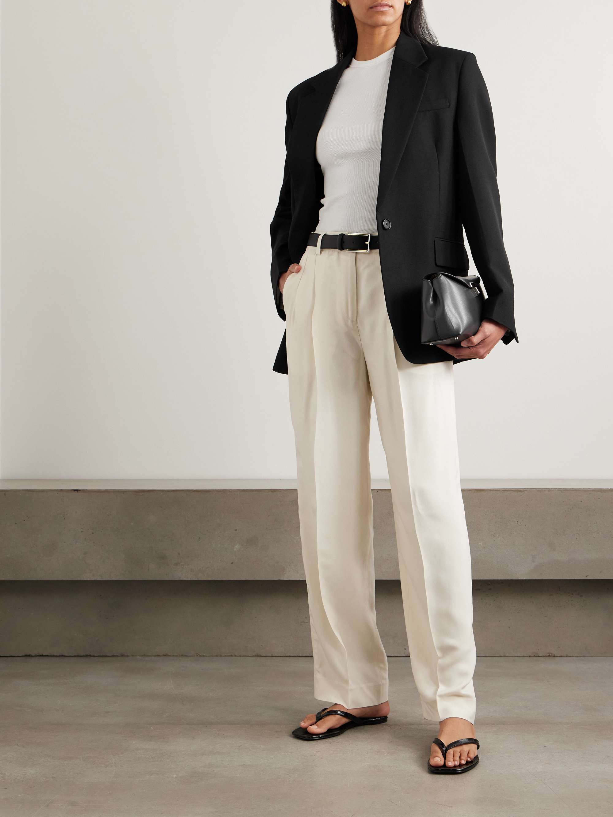 Garderob Oversized Recycled Grain De Poudre Blazer