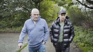 Support: Joey Essex has been very close to his dad Don.