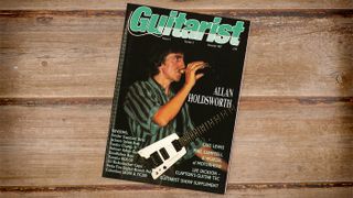 Allan Holdsworth Guitarist cover 1987
