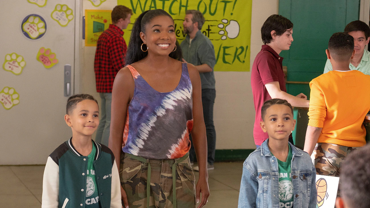 Sebastian Cote, Gabrielle Union, and Sebastian Cote in Cheaper by the Dozen