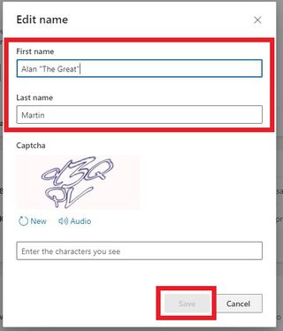 How to change your Windows username