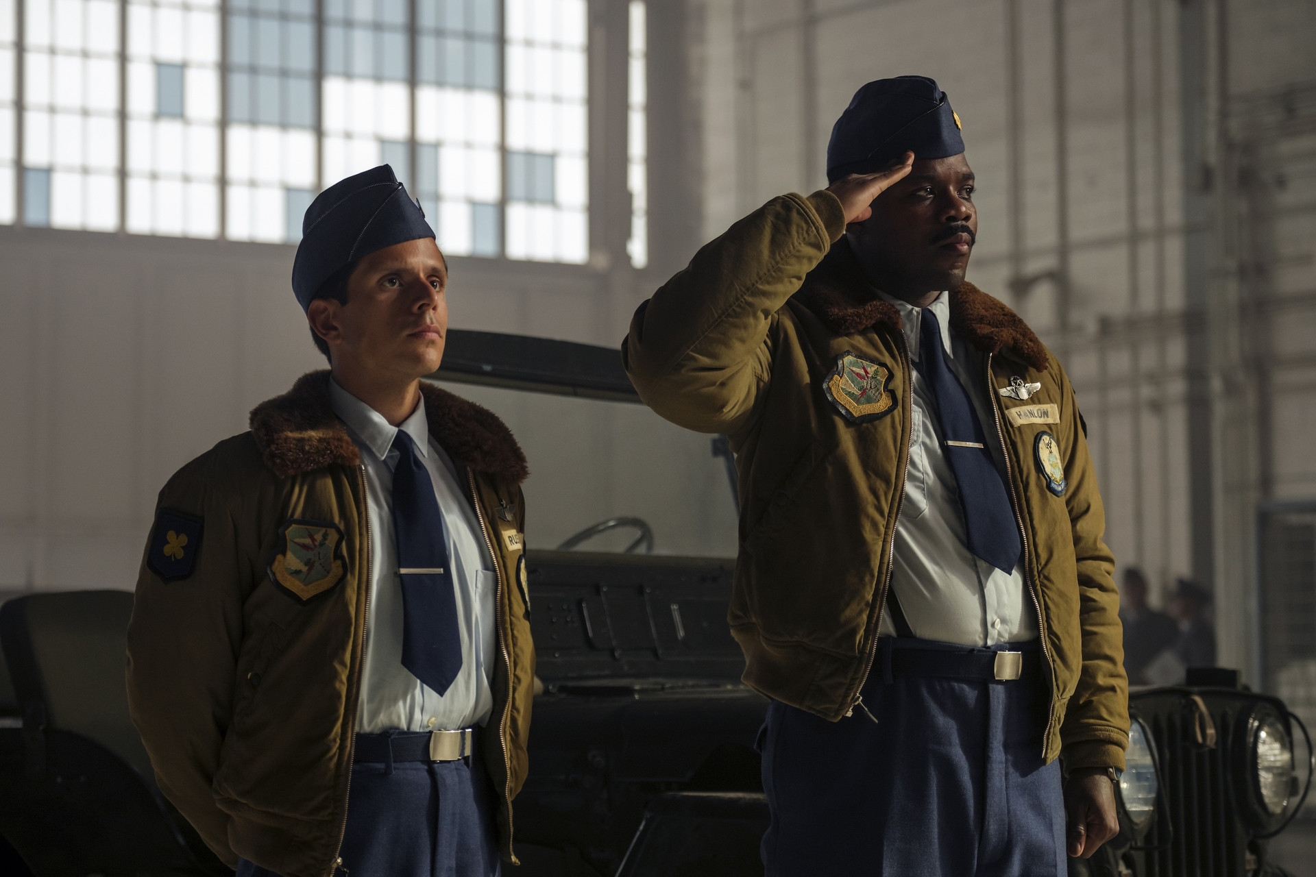 Rudy Mancuso as Pauly Russo and Jovan Adepo as Leroy Hanlon in &#039;It: Welcome to Derry.&#039;
