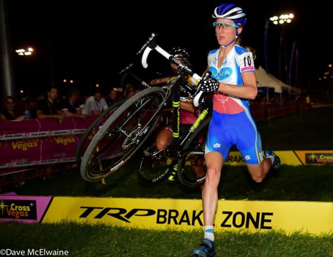 World Mountain Biking Champion Catharine Pendrel had one of her best cross races ever but crashed on the last lap
