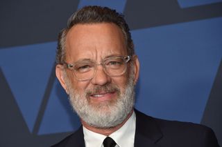 Tom Hanks arrives at the 11th Annual Governors Awards gala hosted by the Academy of Motion Picture Arts and Sciences at the Dolby Theater in Hollywood, on Oct. 27, 2019.