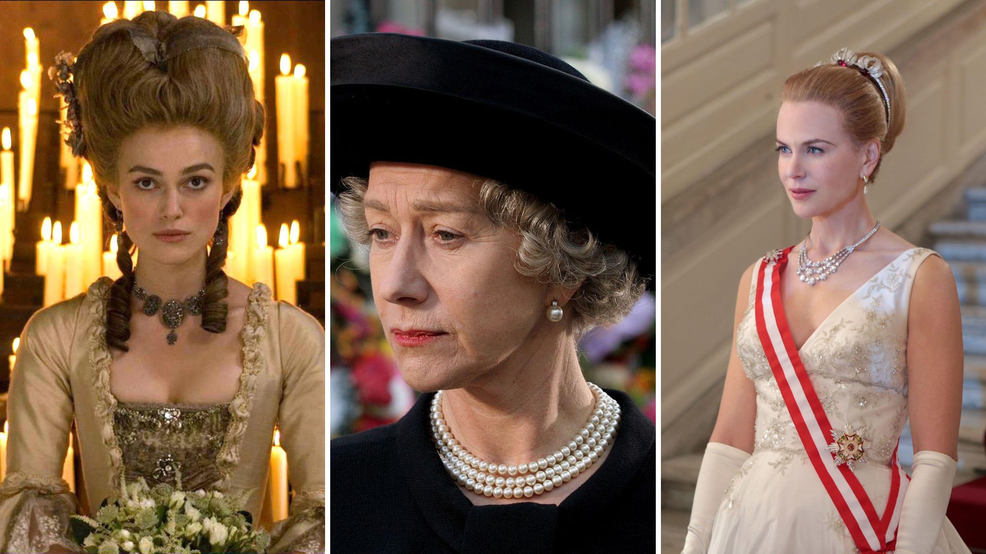L-R: Keira Knightley, Helen Mirren and Nicole Kidman