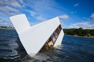 Close view of Flooding Modernity by Asmund Havsteen-Mikkelsen