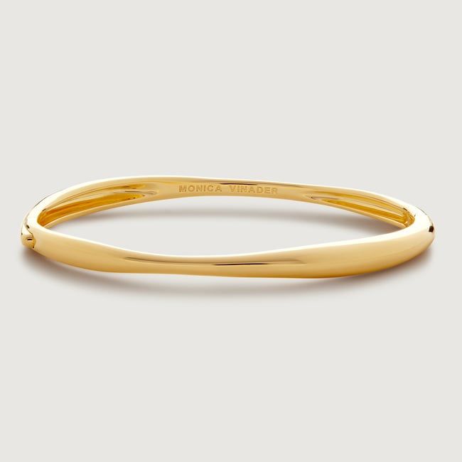 Gold Vermeil Nura Reef Thin Bangle