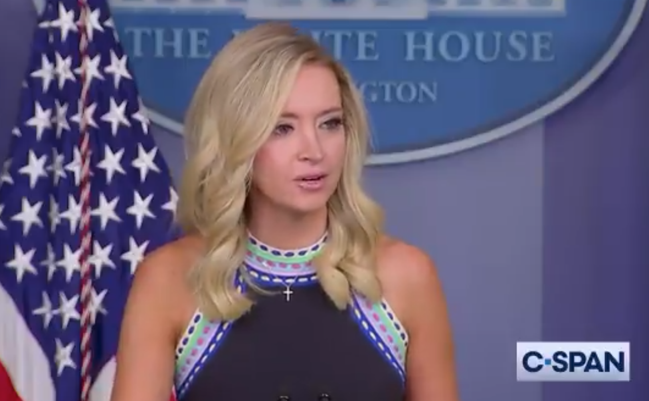 White House Press Secretary Kayleigh McEnany.