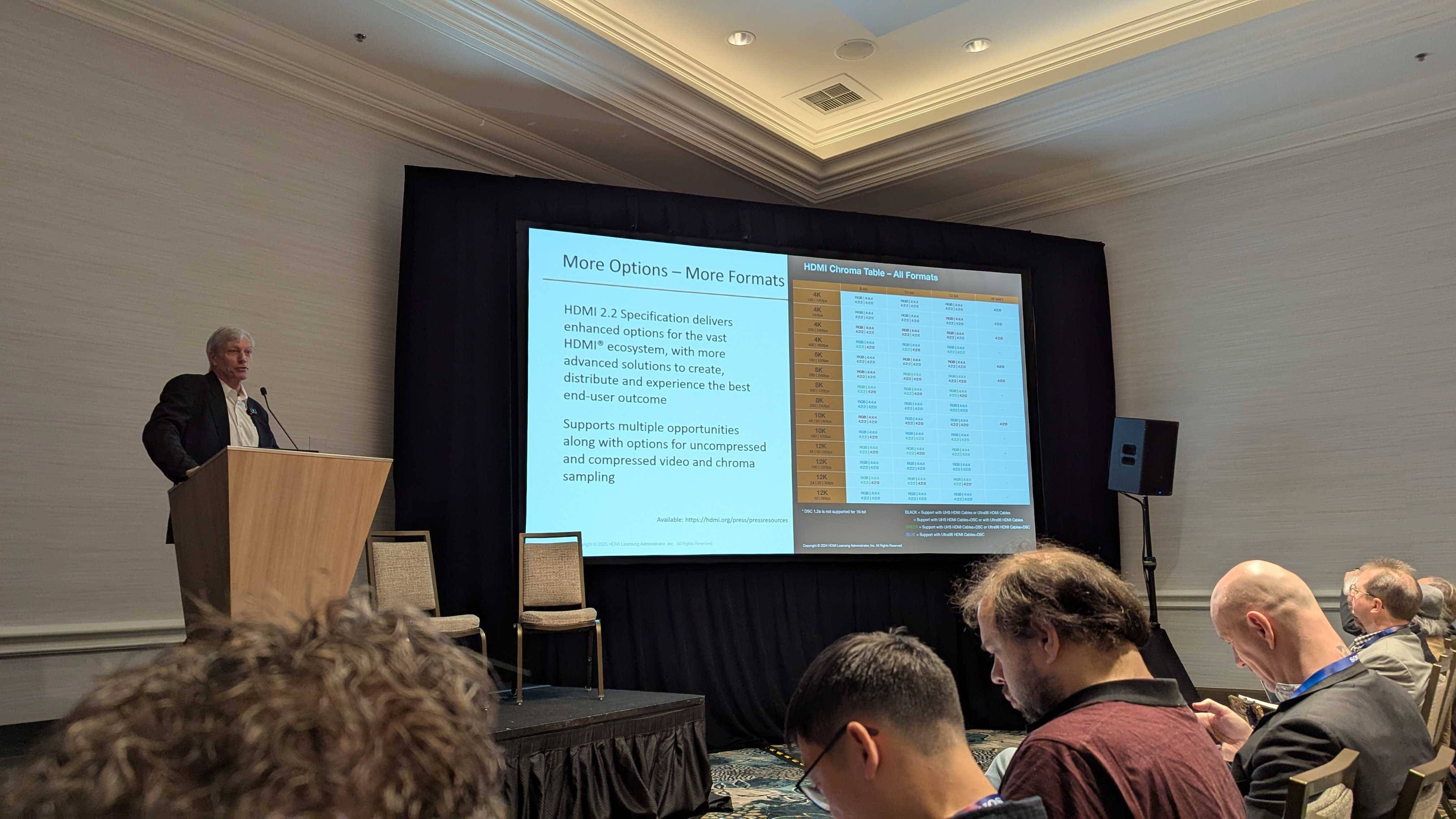 HDMI 2.2 Press Conference with Chandlee Harrell, president of the HDMI Forum