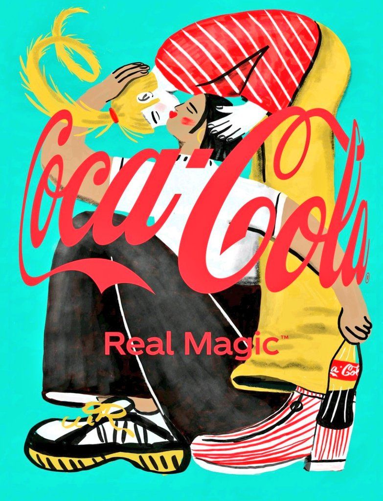 Coca-cola print ad.