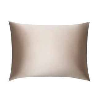 Mulberry silk pillowcase in Driftwood from Brooklinen