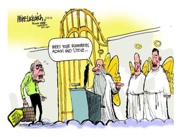 Editorial cartoon Fred Phelps