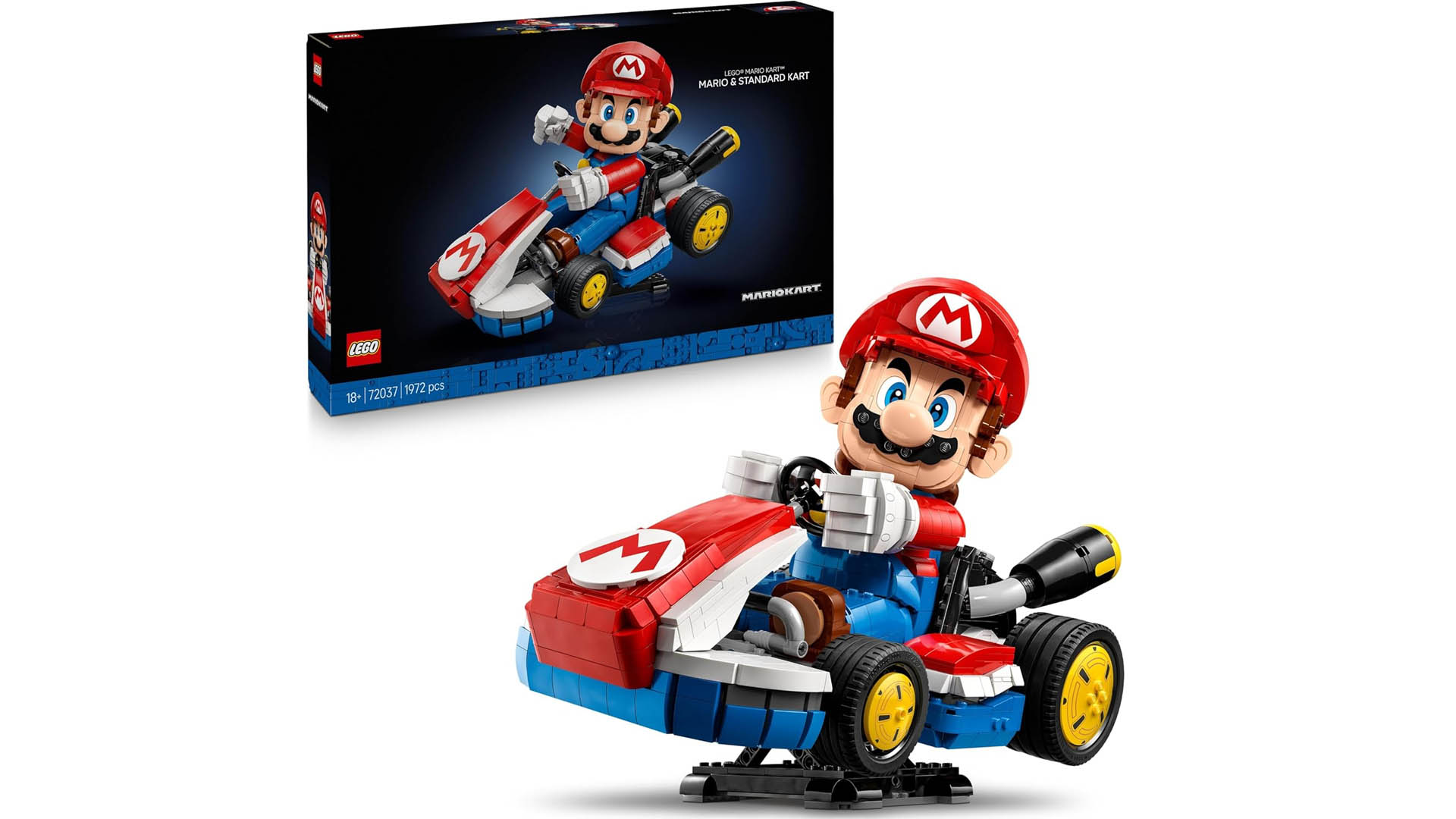 LEGO Mario Kart set photo.