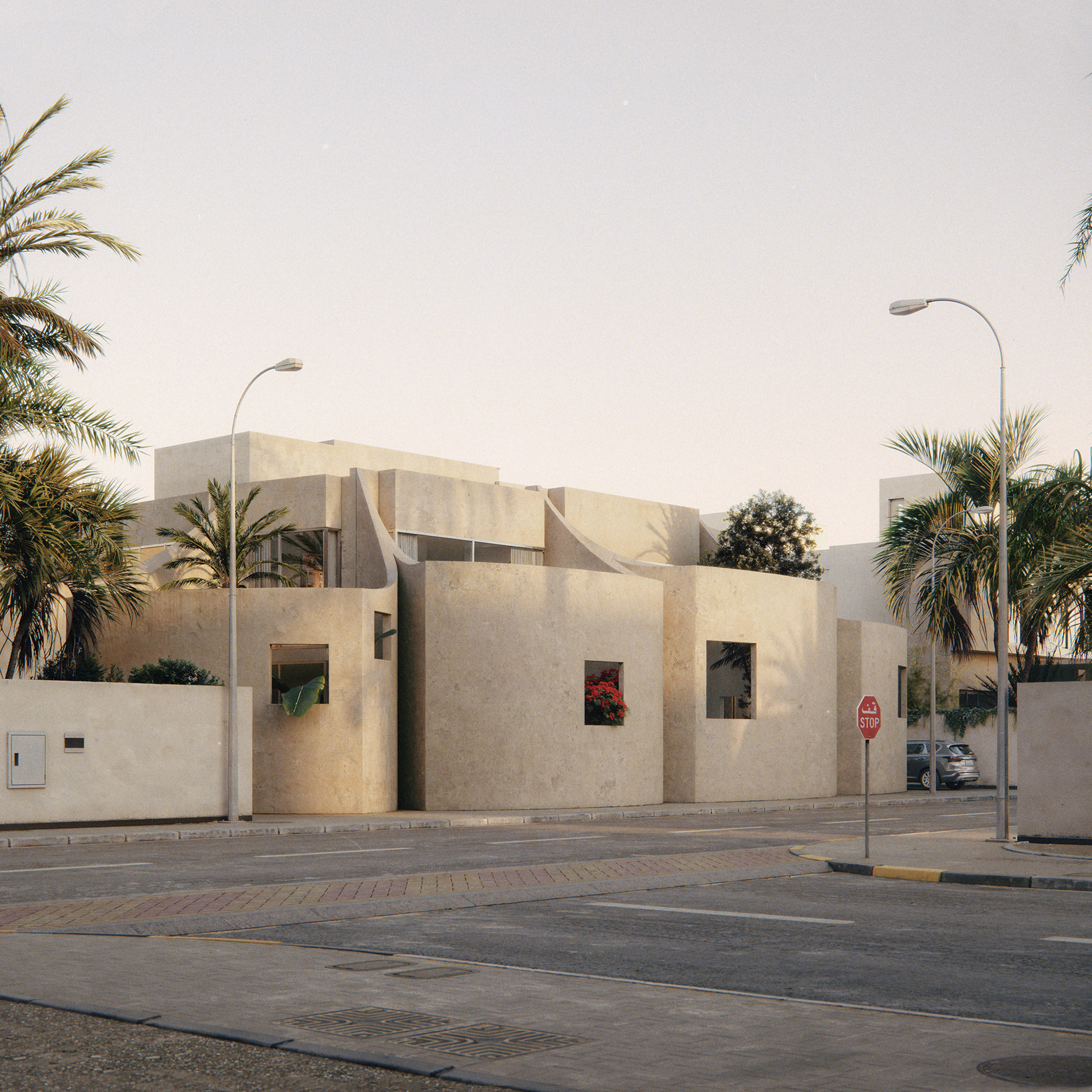 renders of House with Seven Gardens by Civil Architecture