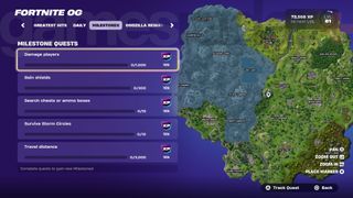 Fortnite Milestone Quests in Chapter 6 Season 1