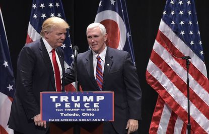 Donald Trump and Mike Pence: On the same page?