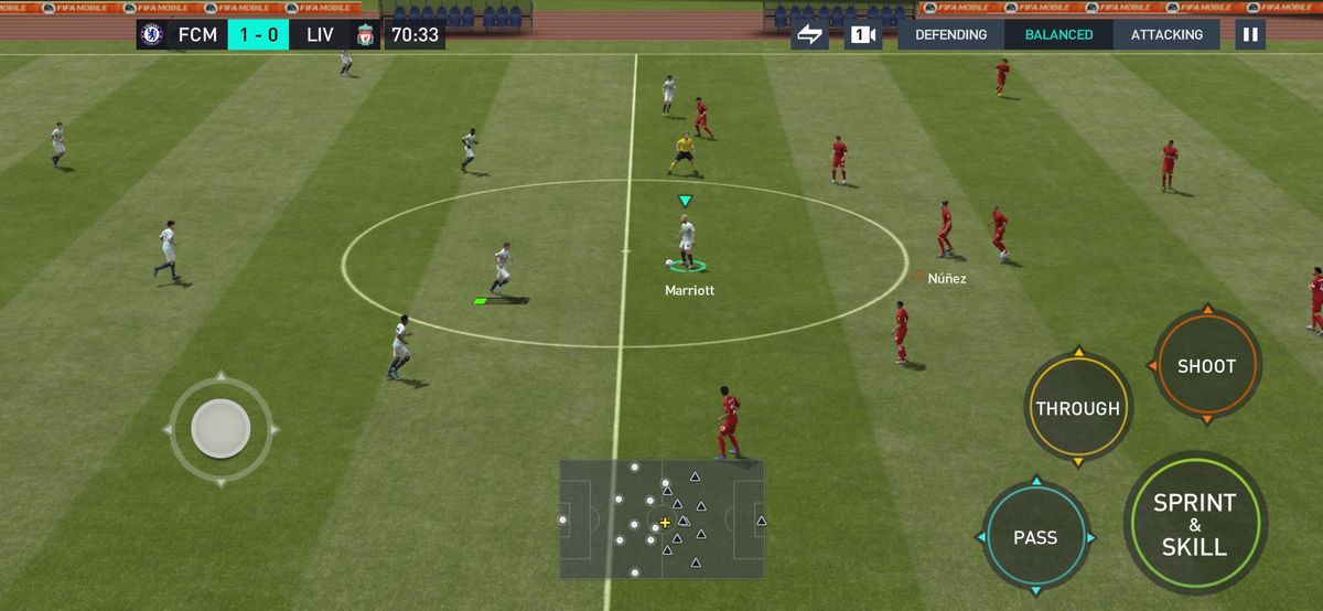 FIFA Mobile gameplay on Samsung Galaxy S23 Plus