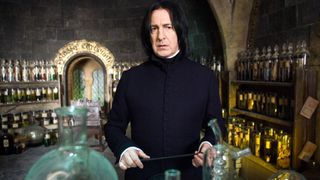 Alan Rickman as Severus Snape