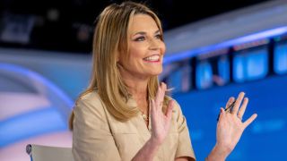 Savannah Guthrie is shown on The Today Show.
