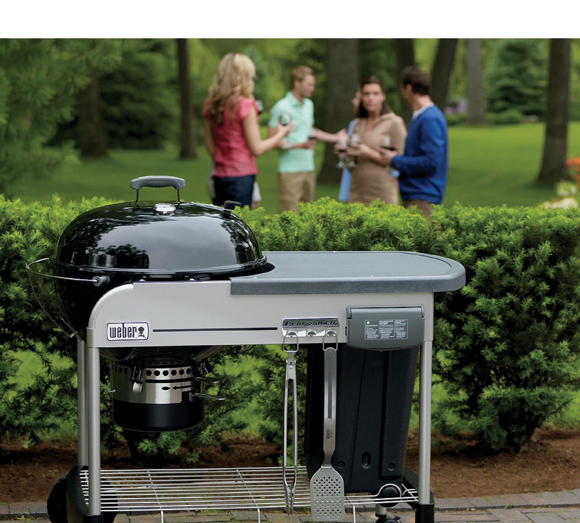 3 in 1 BBQ Charcoal Grill Barbecue Smoker Outdoor Garden Party Cooking Grill