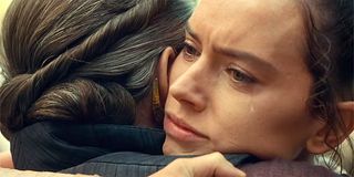 Star Wars Episode IX The Rise of Skywalker trailer shot Leia Rey