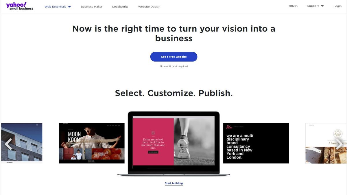 Yahoo website builder review | TechRadar