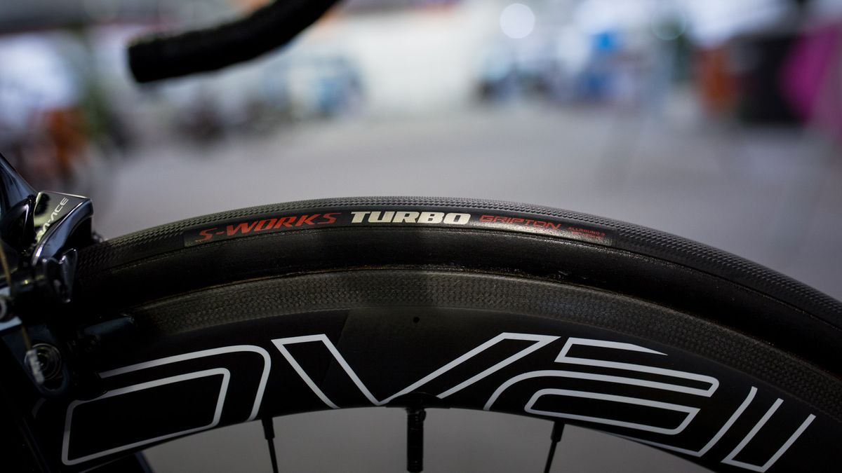 Sagan runs 26mm S-Works Turbo tubular tyres