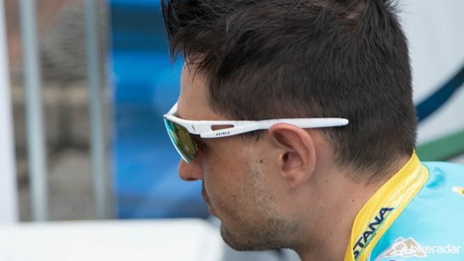 Davide Malacarne of Astana wears Sziols glasses - we know little of this German eyewear brand