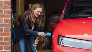 Electric Car Charging Points installed in a home