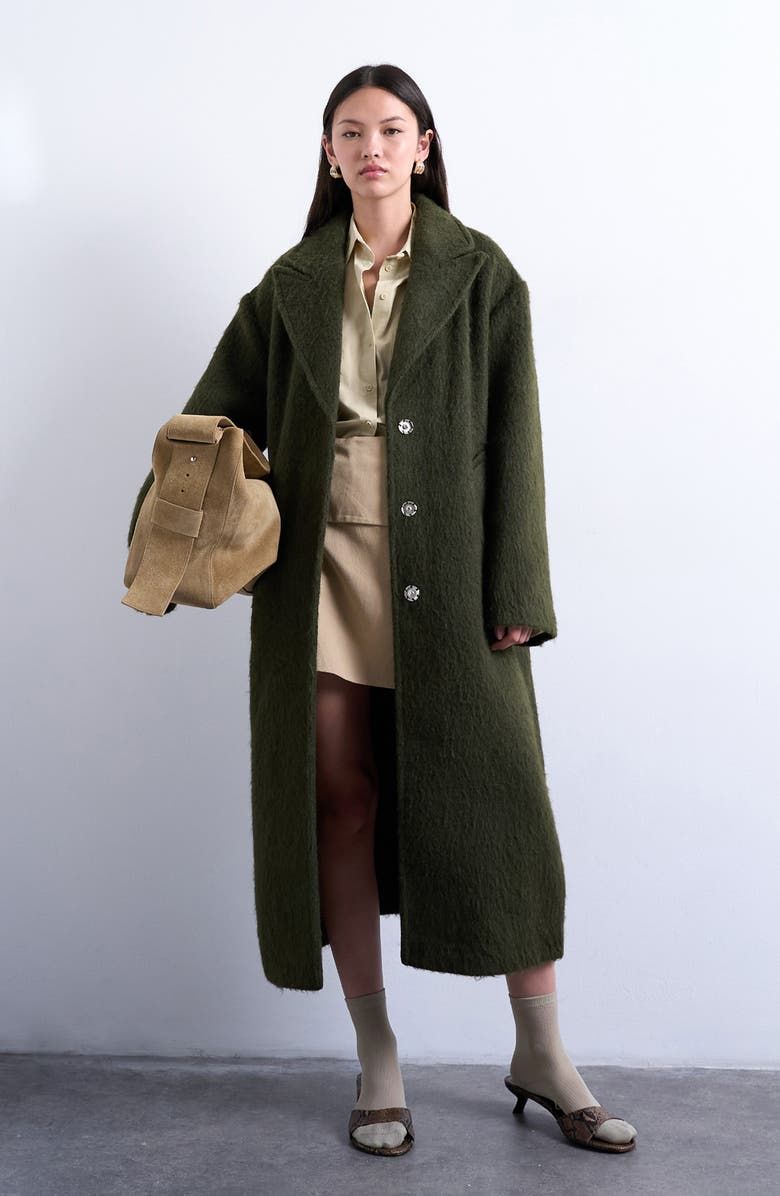 Single Breasted Longline Coat
