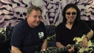 Tony Iommi with Mike Clement 