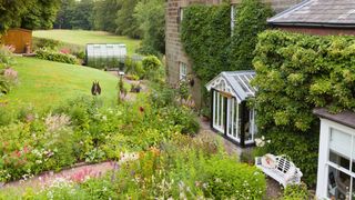 cottage garden to a stationmaster's house