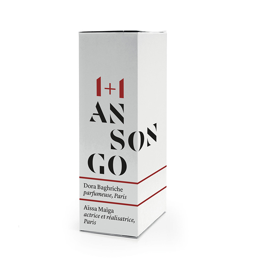 Perfume packaging for Ansongo by Nez 1+1