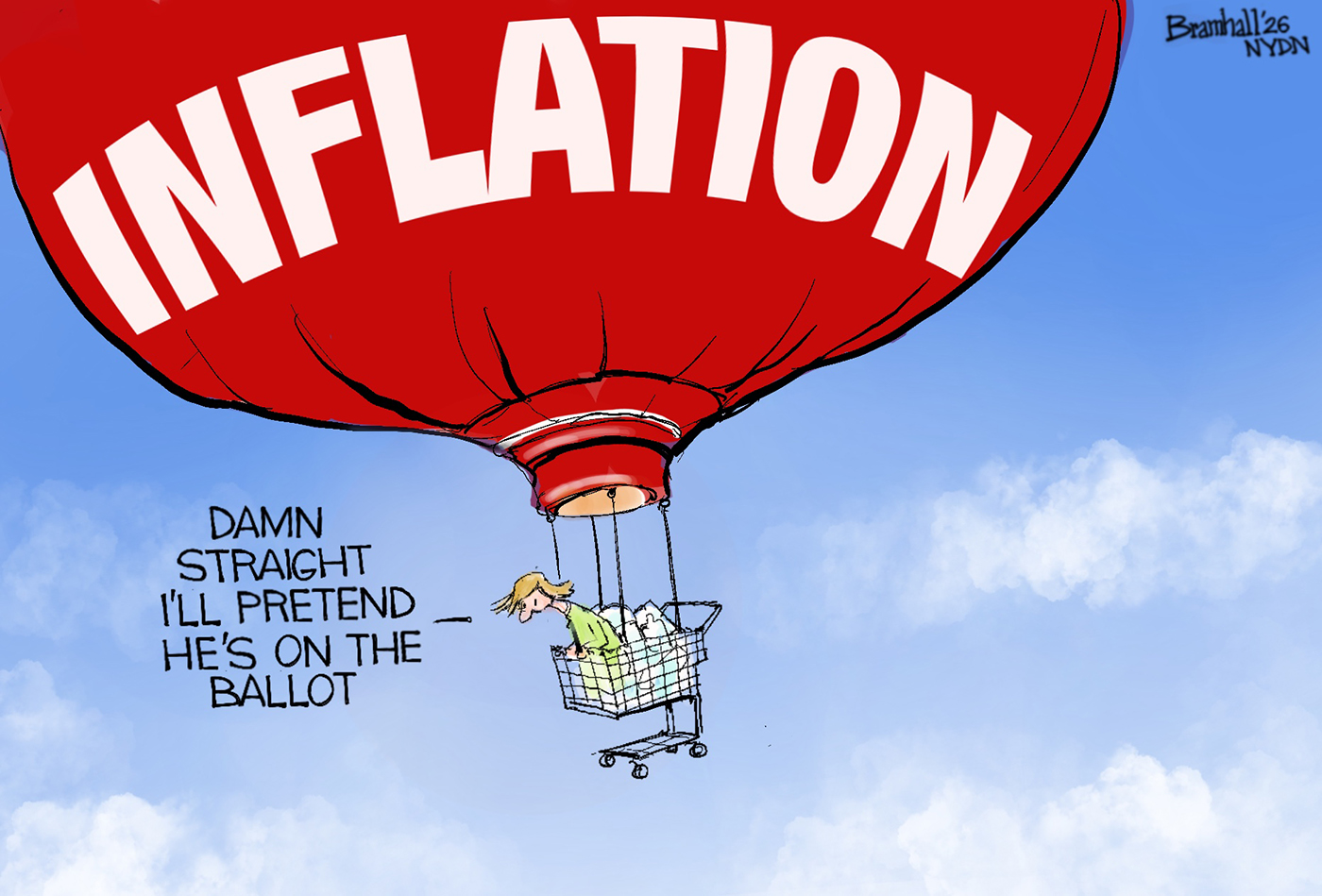 Political cartoon