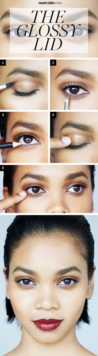 how to create a glossy eye