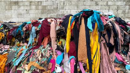 Fast fashion in landfill
