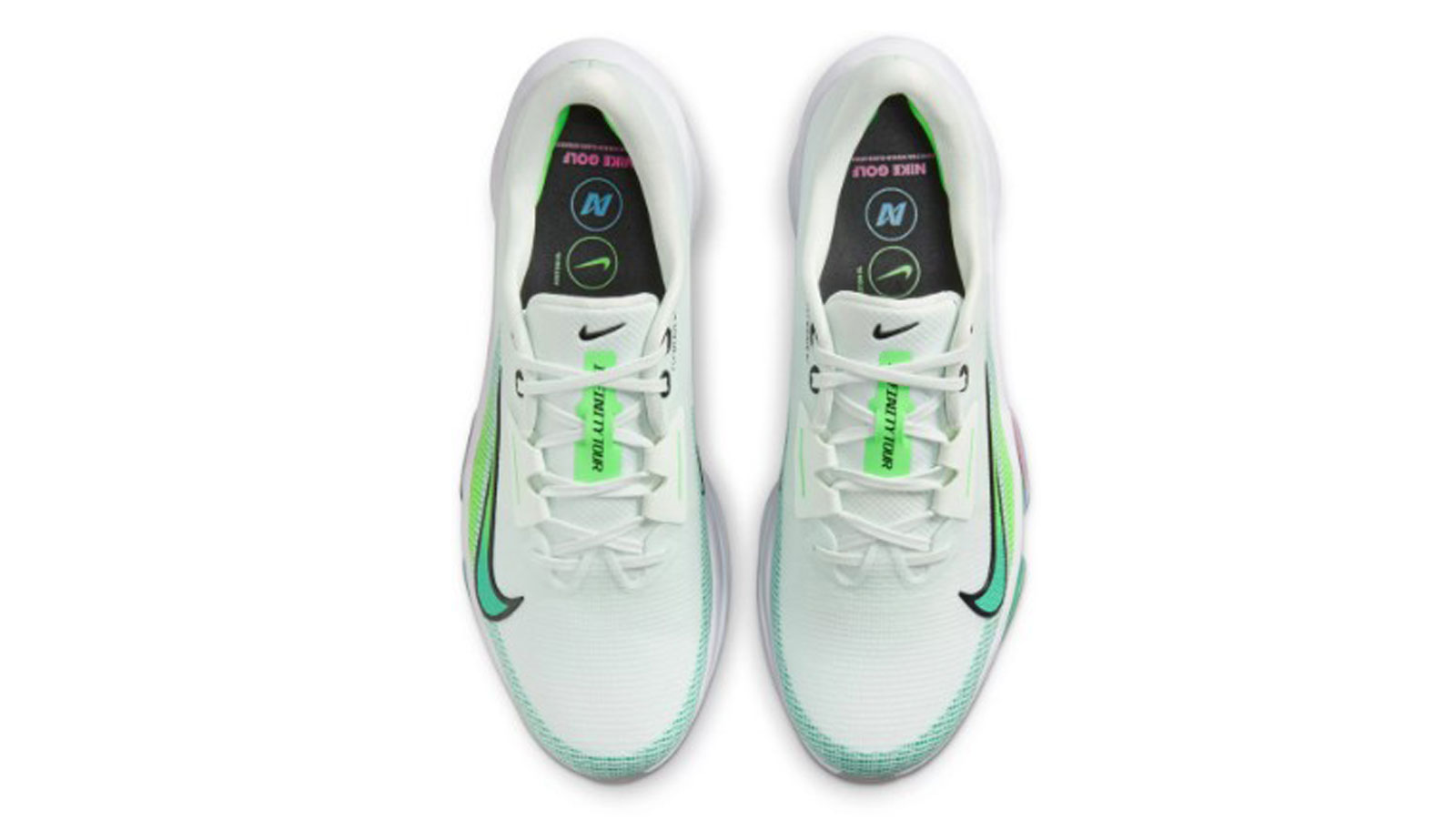 The upper of the Nike Air Zoom Infinity Tour NEXT% 2 NRG Golf Shoes