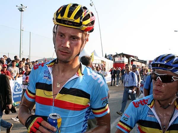 Former World Champion Tom Boonen (Belgium) with a thousand-yard stare.