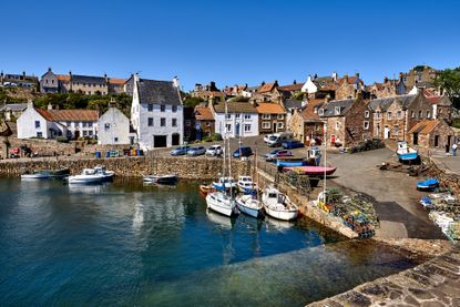 Most expensive coastal locations UK - Crail village, County Fife, Scotland