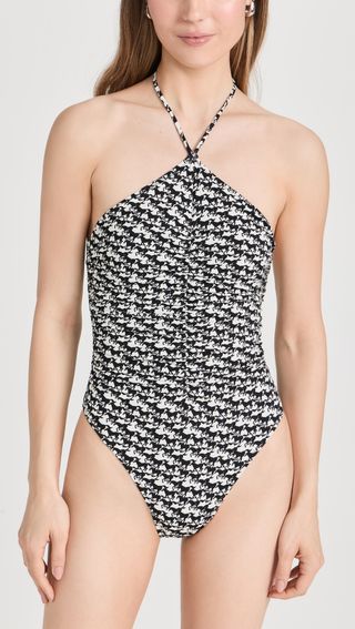 Solid 
Striped X Sofia Richie Grainge the Mina One Piece