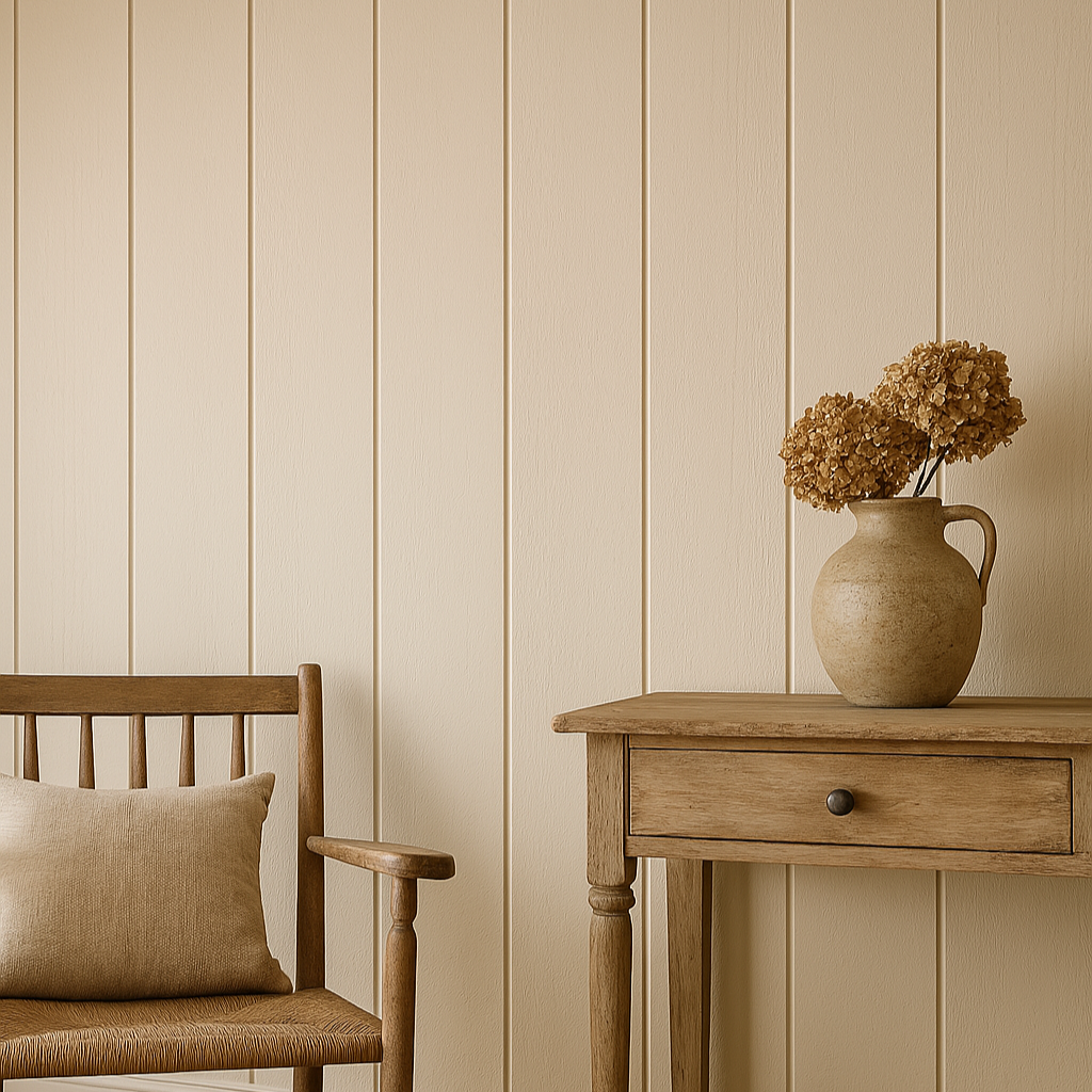 Wide Tongue & Groove Wall Panels - Portrait (height X Width) / 2400mm X 600mm / 9mm