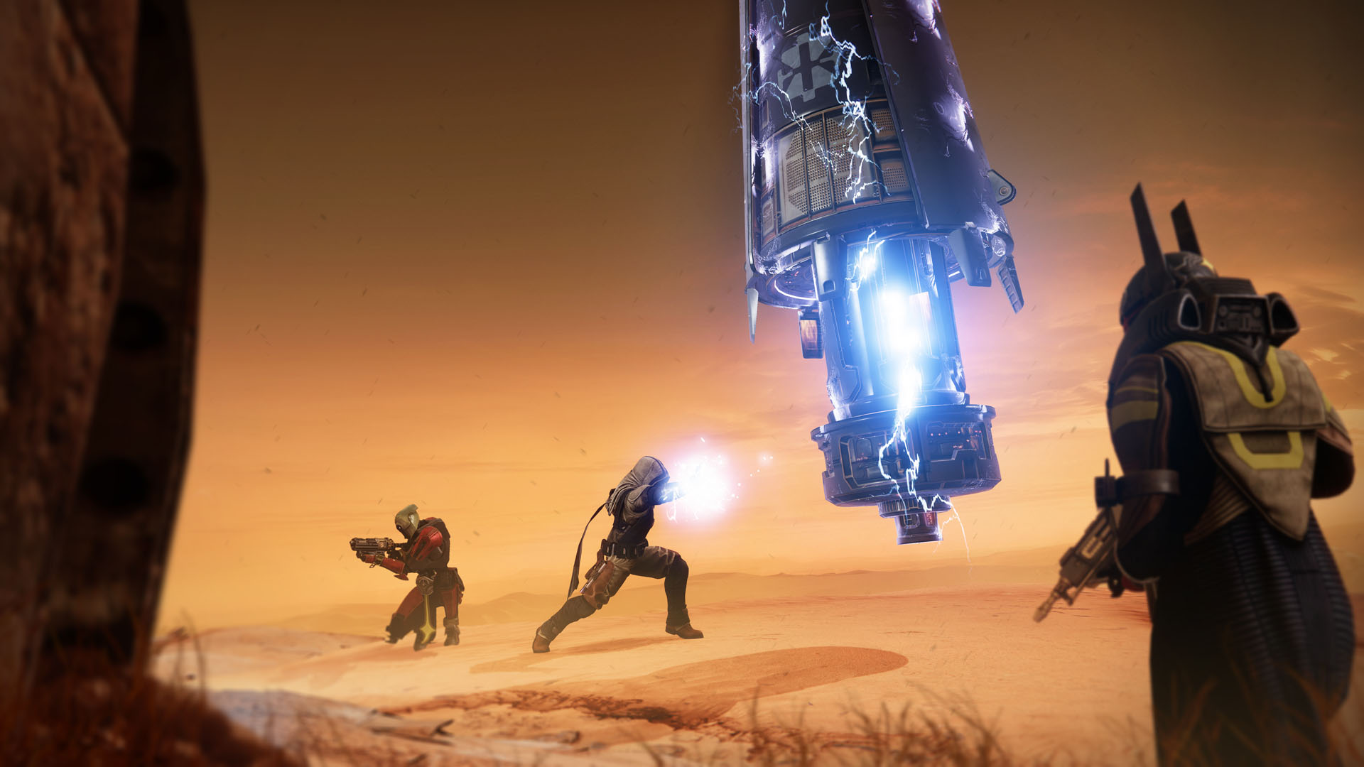 Images from Destiny 2's renegades expansion