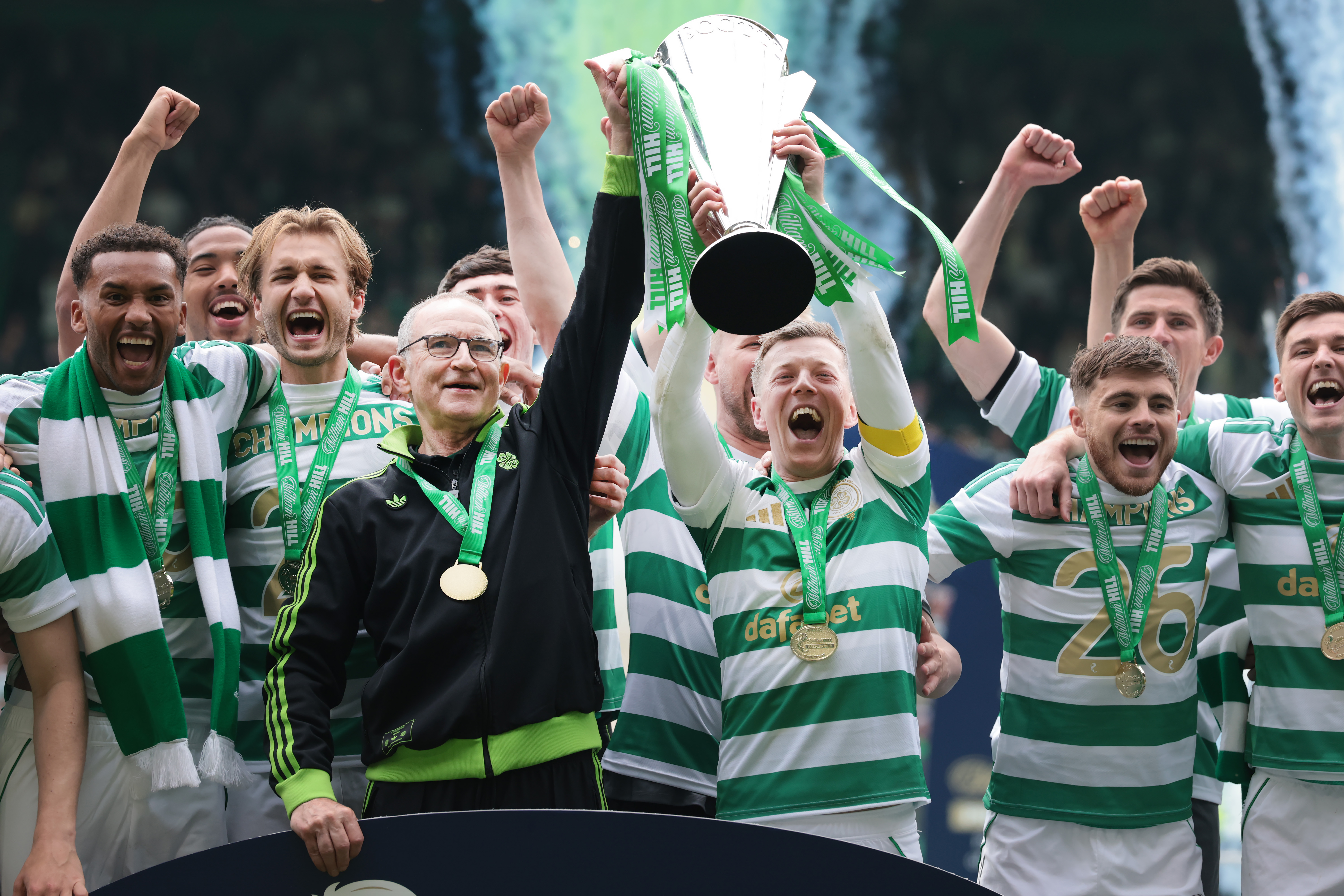 Celtic beat Hearts on the final day last weekend to steal the SPL title