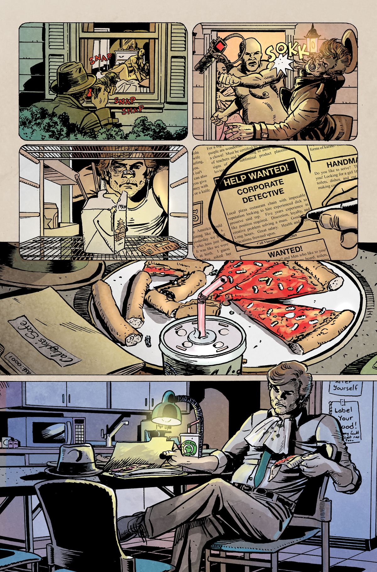 Hank Howard, Pizza Detective